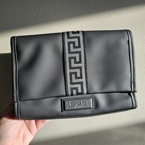 Versace Fragrance Black Institutional Case Travel Bag SEE IMAGES